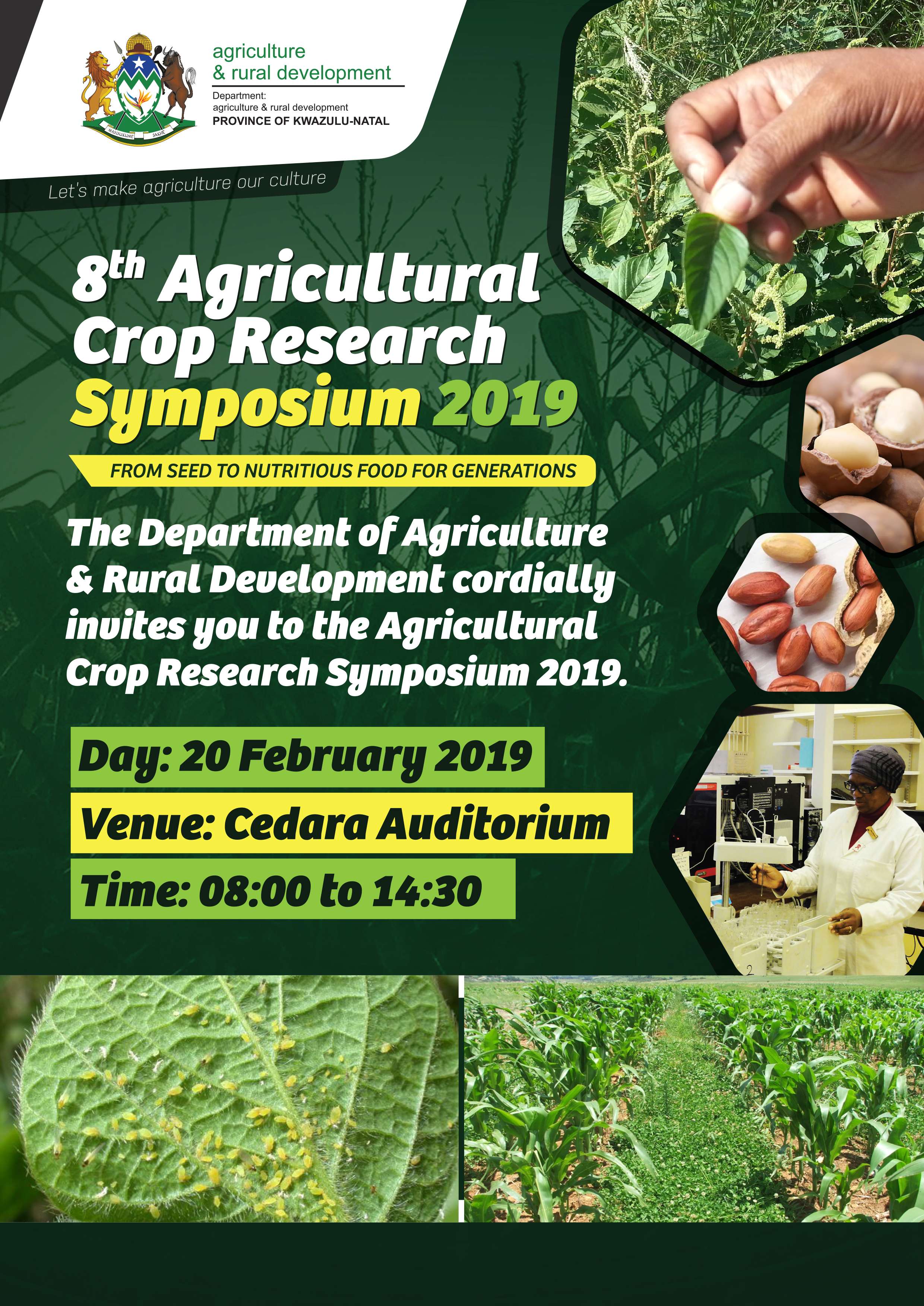 8th Agricultural Crop Research Symposium 2019