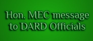 MEC Message to DARD Officials thumbnail