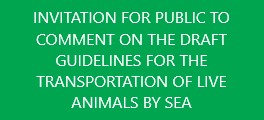 Transportation of live animals by sea