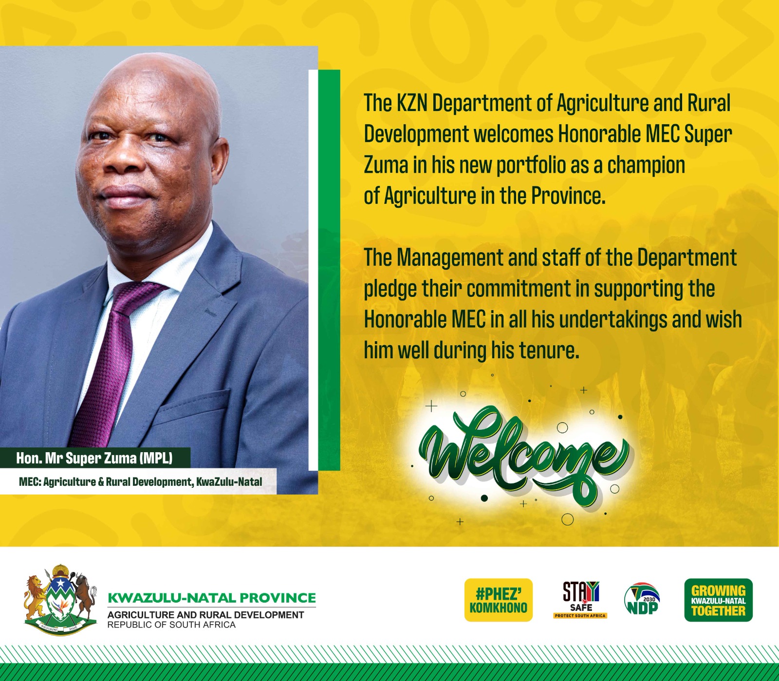 Welcome MEC Super Zuma