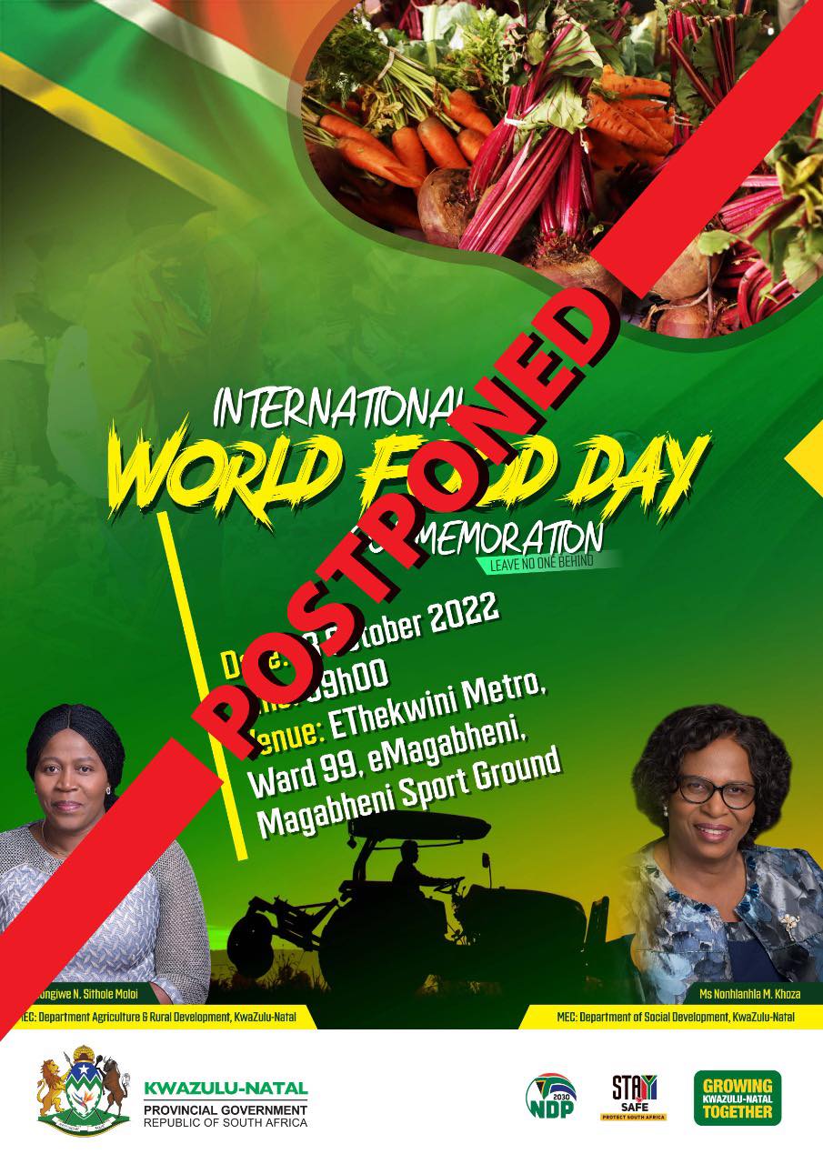 World Food Day Postponed