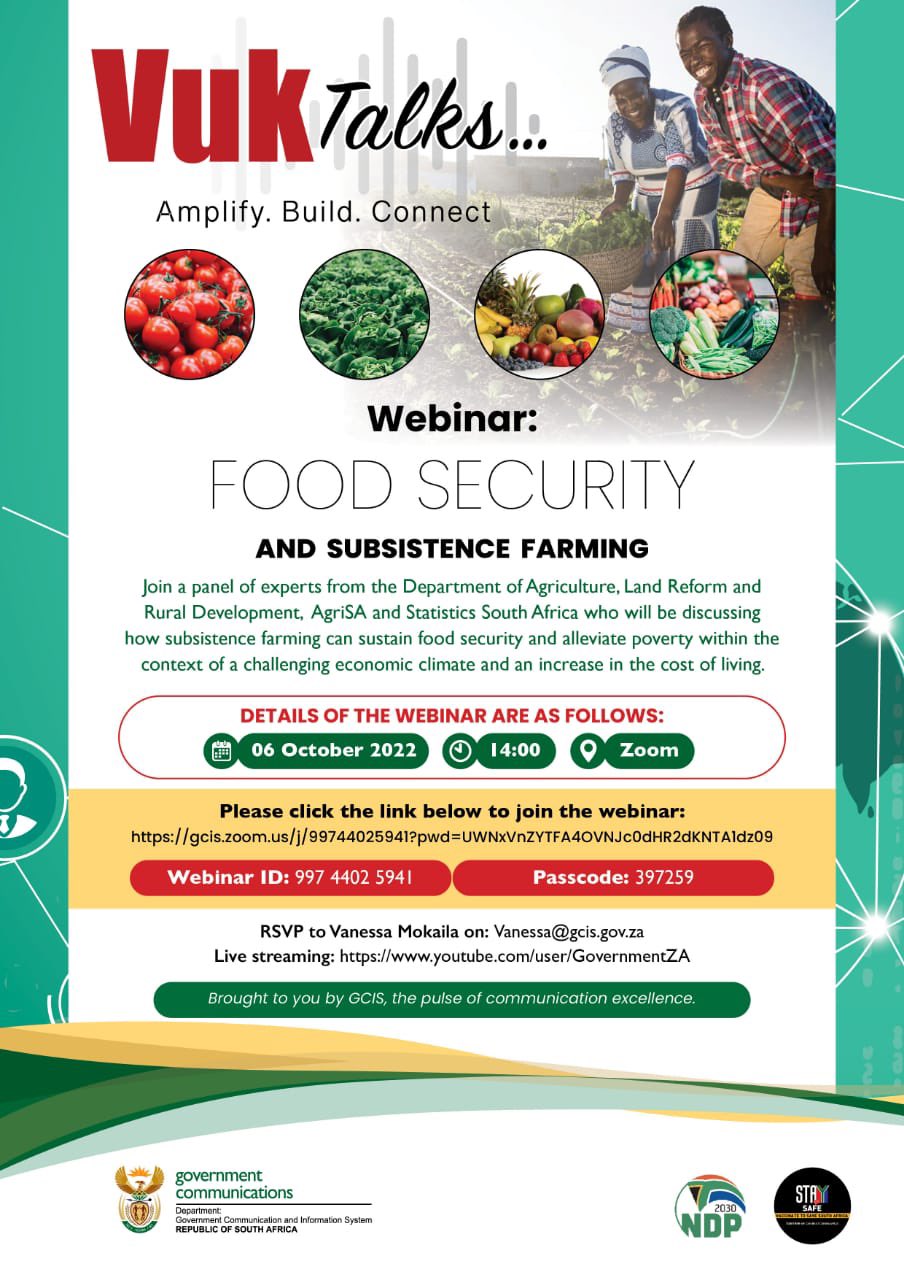 GCIS Food Security webinar