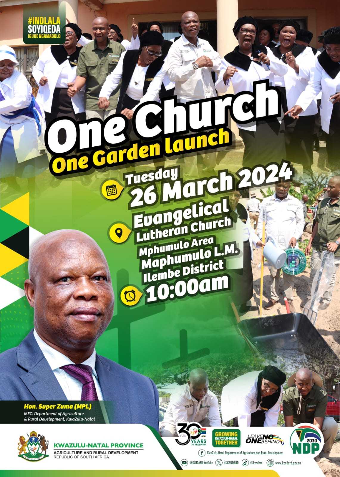 One church one garden launch