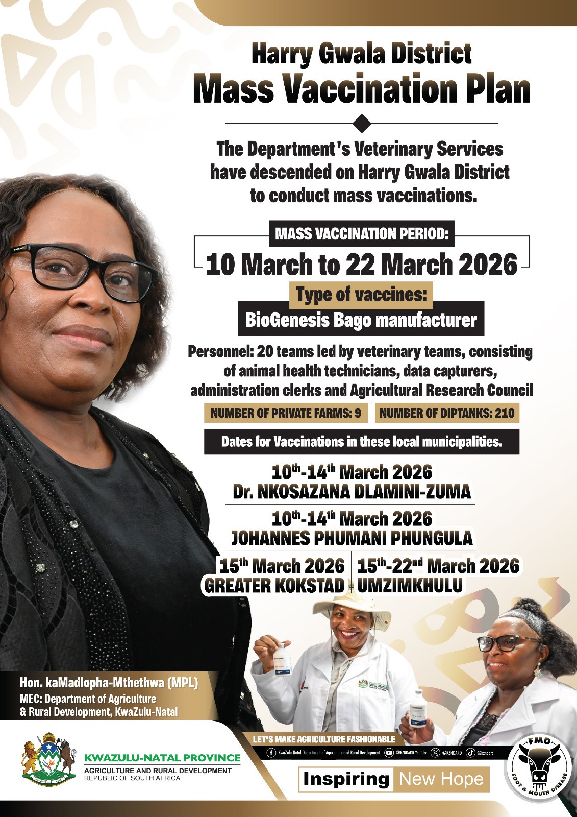 Harry Gwala District Mass Vaccination Pla