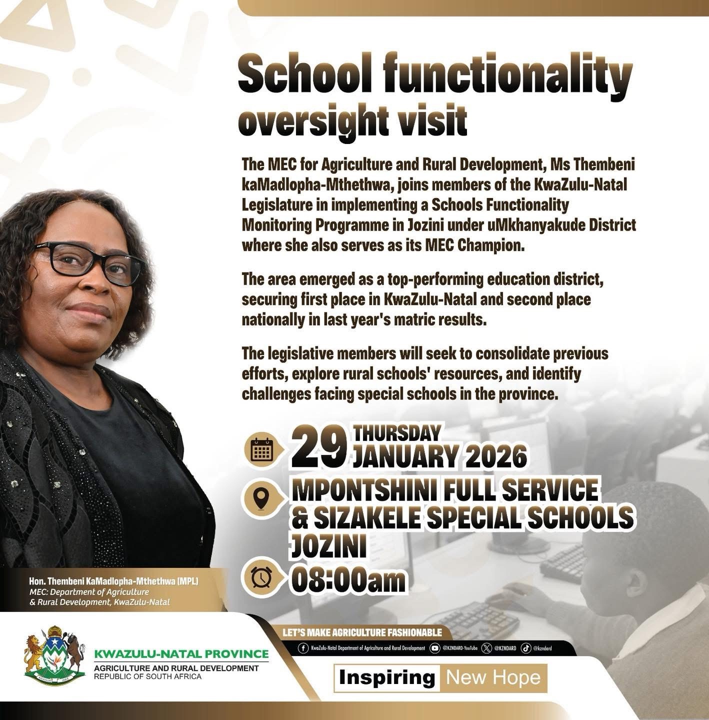School functionality oversight visit