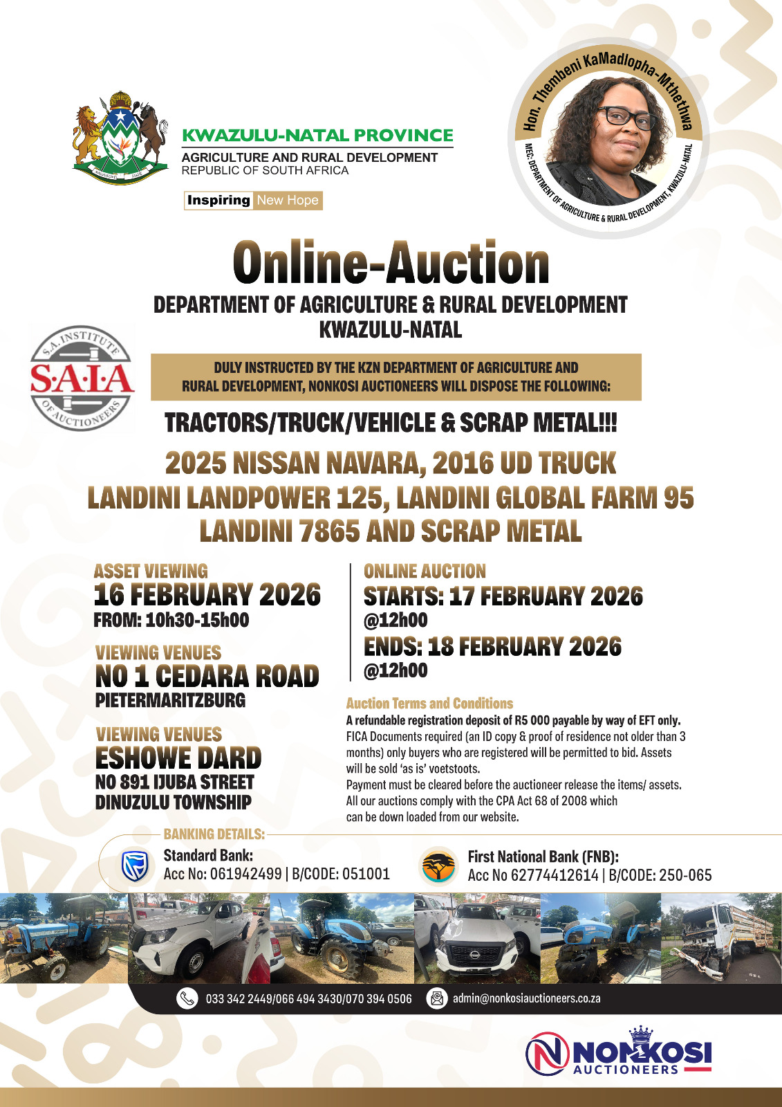 online auction poster 2026